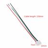 10 Set 4 Pin JST XH Connectors Plug 2.54mm 24AWG With 150mm Length Electric Wires Cable view 2