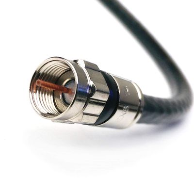 10ft DIRECT BURIAL UNDERGROUND RG6 COAXIAL CABLE 18AWG 75 Ohm GEL BRAIDED ANTI MOISTURE & CONDENSATION ANTI-CORROSION CONNECTORS UL ETL CUT TO ORDER ASSEMBLED IN USA by PHAT SATELLITE INTL