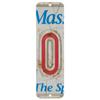 Antique Retro License Plate Indiviidual Alphabet Monogram Wall Letters Use with Wall Mounted Mailboxes, Mancave, Garage Spell Name or Initials Unique Nursery to Teenagers Room (O) view 1