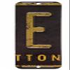 Antique Retro License Plate Indiviidual Alphabet Monogram Wall Letters Use with Wall Mounted Mailboxes, Mancave, Garage Spell Name or Initials Unique Nursery to Teenagers Room (E) view 1