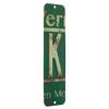 Antique Retro License Plate Indiviidual Alphabet Monogram Wall Letters Use with Wall Mounted Mailboxes, Mancave, Garage Spell Name or Initials Unique Nursery to Teenagers Room (K) view 2