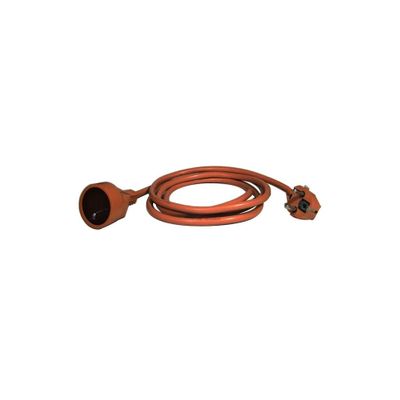 Hose Cable Extension Power 25 m Male/Female 1 Outlet Orange