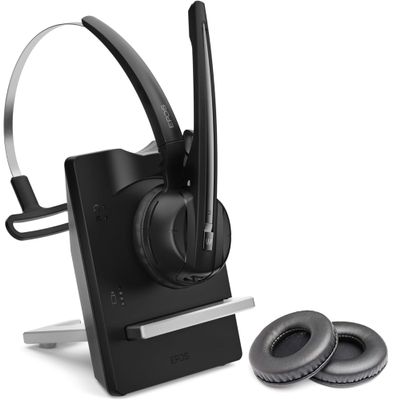 EPOS D10 ML Wireless USB PC Headset - Compatible w/Teams and Unified Communications - Zoom, ZoomPhone, RingCentral, 8x8, Meet, with Cushions