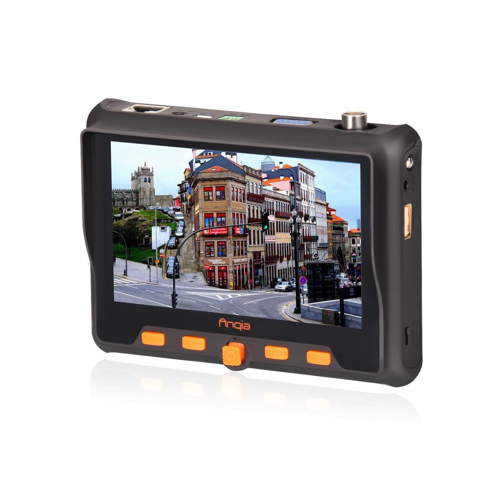 5" CCTV Security Camera Tester,Multi-Function AHD TVI CVI CVBS 4 in 1 Analog Video and Cable HD CCTV Tester PTZ Control 12V Power Output - 5800S
