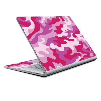 MightySkins Skin Compatible with Microsoft Surface Book 2 15" (2018) - Pink Camo | Protective, Durable, and Unique Vinyl Decal wrap Cover | Easy to Apply, Remove, and Change Styles | Made in The USA
