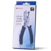 Officemate 1 Hole Punch with Soft Grip Handle, 8 Sheet Capacity, Black (90083) view 2