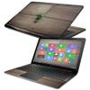 MightySkins Skin Compatible with Razer Blade Stealth 13.3" 2017 - Wooden | Protective, Durable, and Unique Vinyl Decal wrap Cover | Easy to Apply, Remove, and Change Styles | Made in The USA view 1