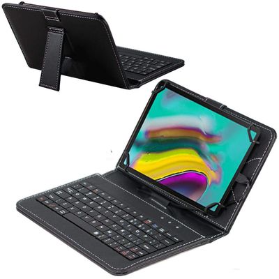 Navitech Black Keyboard Case Compatible with 9.6" Fusion5 4G Tablet PC