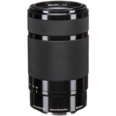 SONY E 55-210mm F4.5-6.3 Lens for SONY E-Mount Cameras (Black) (Renewed)