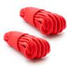 Emergency Zone 9mm Nylon Braided, 50 Foot, Multi-Purpose Camping Rope | Red (2 Pack) view 1