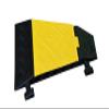 Kable Kontrol Atlas Heavy Duty Cable Protector - 22.5 Degree Left Turn - 5 Channel - CP9988 Compatible - Black & Yellow - Speed Bump and Wire Protector Turn for Indoor & Outdoor Use view 1