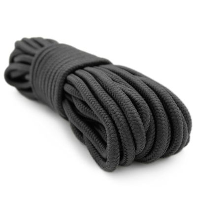 Emergency Zone 9mm Nylon Braided, 50 Foot, Multi-Purpose Camping Rope | Black (40 Pack)