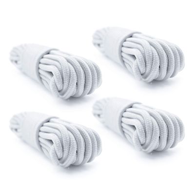 Emergency Zone 9mm Nylon Braided, 50 Foot, Multi-Purpose Camping Rope | White (4 Pack)