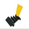 Kable Kontrol Atlas Heavy Duty Cable Protector - 22.5 Degree Left Turn - 3 Channel - CP9986 Compatible - Black & Yellow - Speed Bump and Wire Protector Turn for Indoor & Outdoor Use view 2