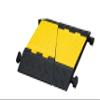 Kable Kontrol Atlas Heavy Duty Cable Protector - 22.5 Degree Left Turn - 3 Channel - CP9986 Compatible - Black & Yellow - Speed Bump and Wire Protector Turn for Indoor & Outdoor Use view 3