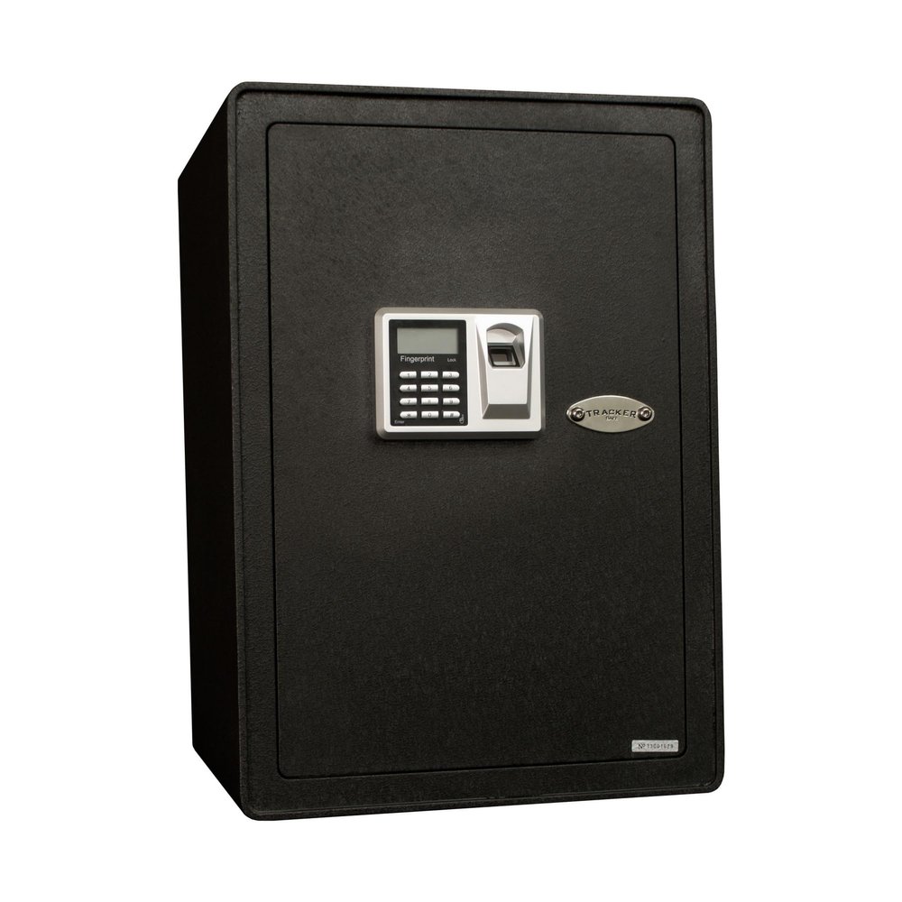 Tracker Safe, 1.91 cu. ft. Steel Security Safe, Biometric Lock, Lock Type Biometric, Model# S19