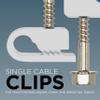 THE CIMPLE CO Single Cable Clips with Screws - 1/4 Inch Coaxial Cable Clamps Outdoor - Exterior Cord Management for Coax, CAT Ethernet, Electrical Wire - Screw Clamps for Wires - 10 PCS, White view 2