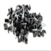 THE CIMPLE CO Single Coaxial Cable Clips 1/4 in - Indoor/Outdoor Cable Fasteners for Coax, Ethernet, CAT, Wires, and Tubing - Wire Clips with Nails 1/4 Inch (6mm) - 50 PCS, Black view 2