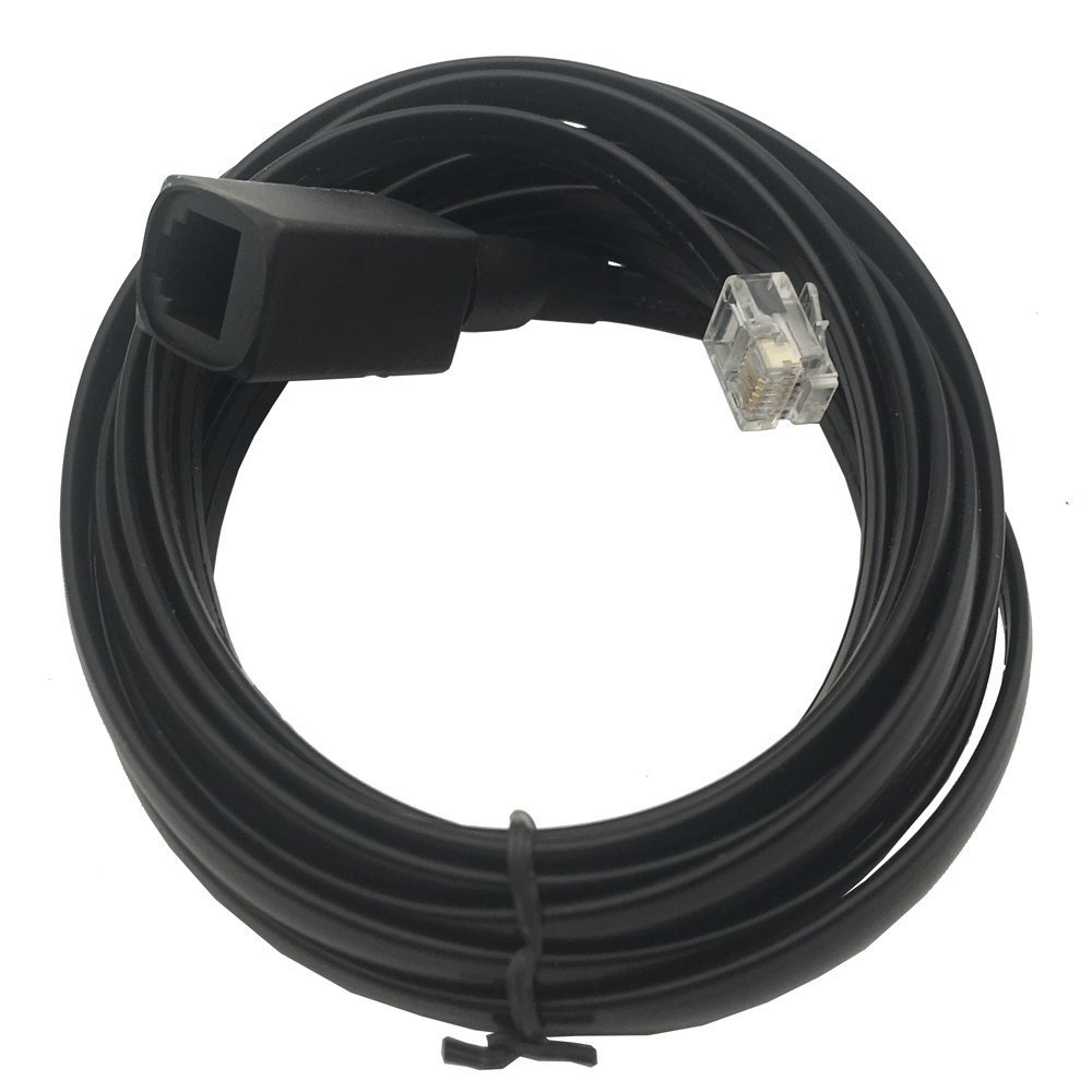 DONG 6-Pin Removable Separation Handheld Mic Extension Cable Cord for Yaesu FTM-100DR FTM-400DR FTM-400XDR 400DE 3200DR FT-7800 FT-8800 FT-1907 Radio - 3 Meters- 9.84 feet