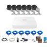 REVO America Ultra HD 8 Ch. 1TB HDD IP NVR Video Security System, 4 x 2K (4MP) IR Indoor/Outdoor Bullet Security Cameras - Remote Access Via Smart Phone, Tablet, PC & MAC (No Monthly Fees) view 1