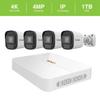 REVO America Ultra HD 8 Ch. 1TB HDD IP NVR Video Security System, 4 x 2K (4MP) IR Indoor/Outdoor Bullet Security Cameras - Remote Access Via Smart Phone, Tablet, PC & MAC (No Monthly Fees) view 2