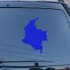 Map of Colombia Colombian Decal Sticker Car Vinyl Pick Size Color die Cut no bkgrd (Blue, 8'' (20.3cm)) view 1