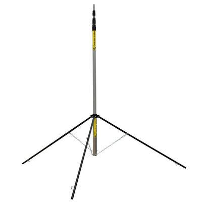 Telescoping Pole/Mast with Heavy Duty Tripod - 25' Telescoping Pole/mast with Heavy Duty Tripod with Very Wide Base