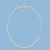 WireJewelry Sterling Silver Chandelier Component Round 38mm - Pack of 2 view 1