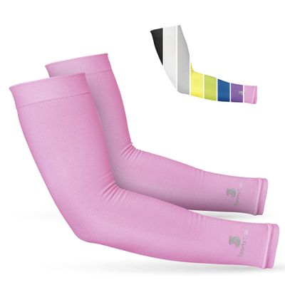 SportsTrail Cooling Arm Sleeves for Men & Women  Breathable, Moisture-Wicking, Sun Protection for Sports, Basketball, Football, Running, Golf, Cycling, Volleyball Arm Sleeves for Women, Men & Youth