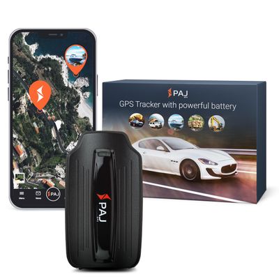 PAJ GPS Power Finder  Real-Time GPS Tracker with 90-Day Battery Life - Magnetic Mount for Cars, Trucks, Boats & Equipment, Location, Route & Speed Monitoring via 4G Network  Subscription Required