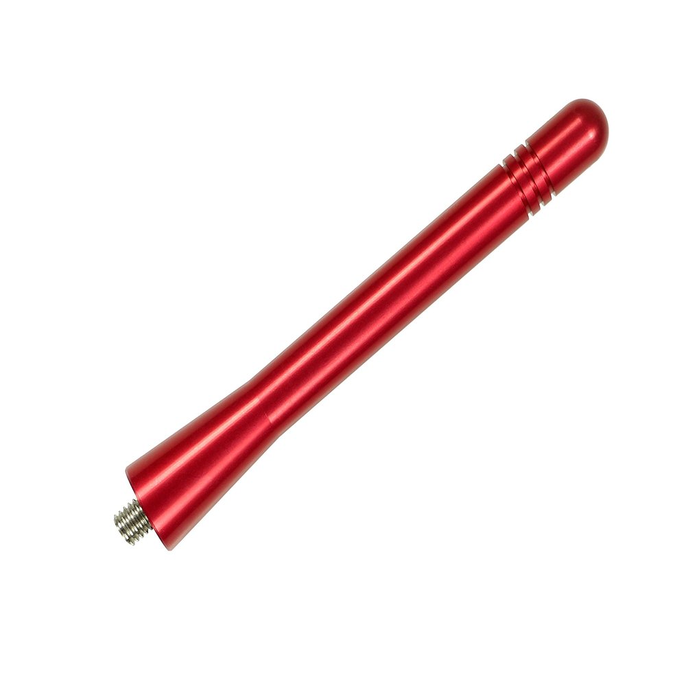 AntennaMastsRus - Made in USA - 4 Inch Red Aluminum Antenna is Compatible with Pontiac G3 (2009)