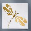 Angdest Dragon Fly (Metallic Gold) (Set of 2) Premium Waterproof Vinyl Decal Stickers for Laptop Phone Accessory Helmet Car Window Bumper Mug Tuber Cup Door Wall Decoration view 1