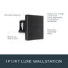 IPORT Luxe (LuxePort) WallStation iPad Wall Mount - Compatible with All Luxe Cases for iPad mini 4 and 5, iPad 9.7, 10.2, 10.5 - White view 2