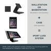 IPORT Luxe (LuxePort) WallStation iPad Wall Mount - Compatible with All Luxe Cases for iPad mini 4 and 5, iPad 9.7, 10.2, 10.5 - White view 4