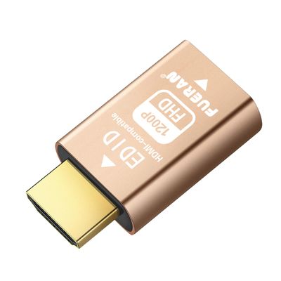 FUERAN HDMI edid EmulatorThrough for Video Splitters, Switches, Extenders & AV Receivers Dummy hdmi Emulator, Stable Signal Output(1920X1200@59hz)