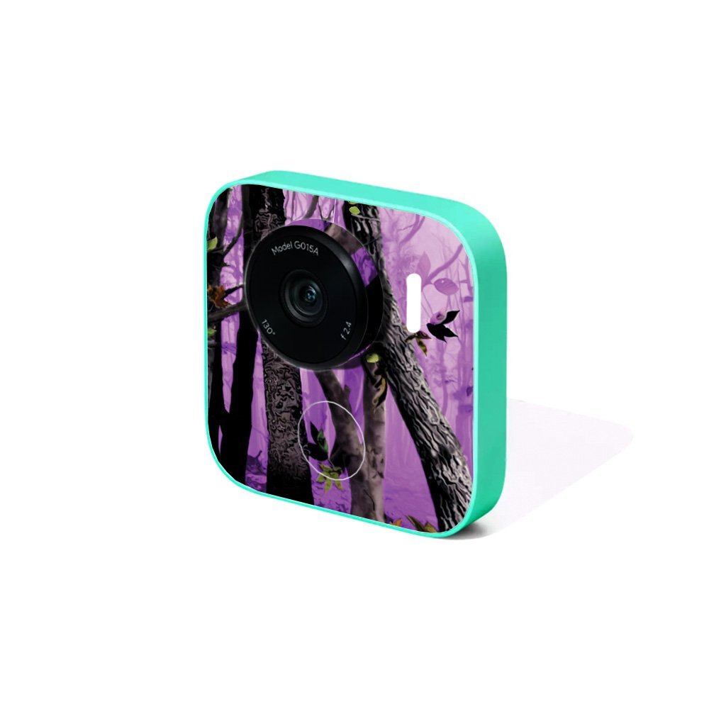 MightySkins Skin Compatible with Google Clips Camera - Purple Tree Camo | Protective, Durable, and Unique Vinyl Decal wrap Cover | Easy to Apply, Remove, and Change Styles | Made in The USA