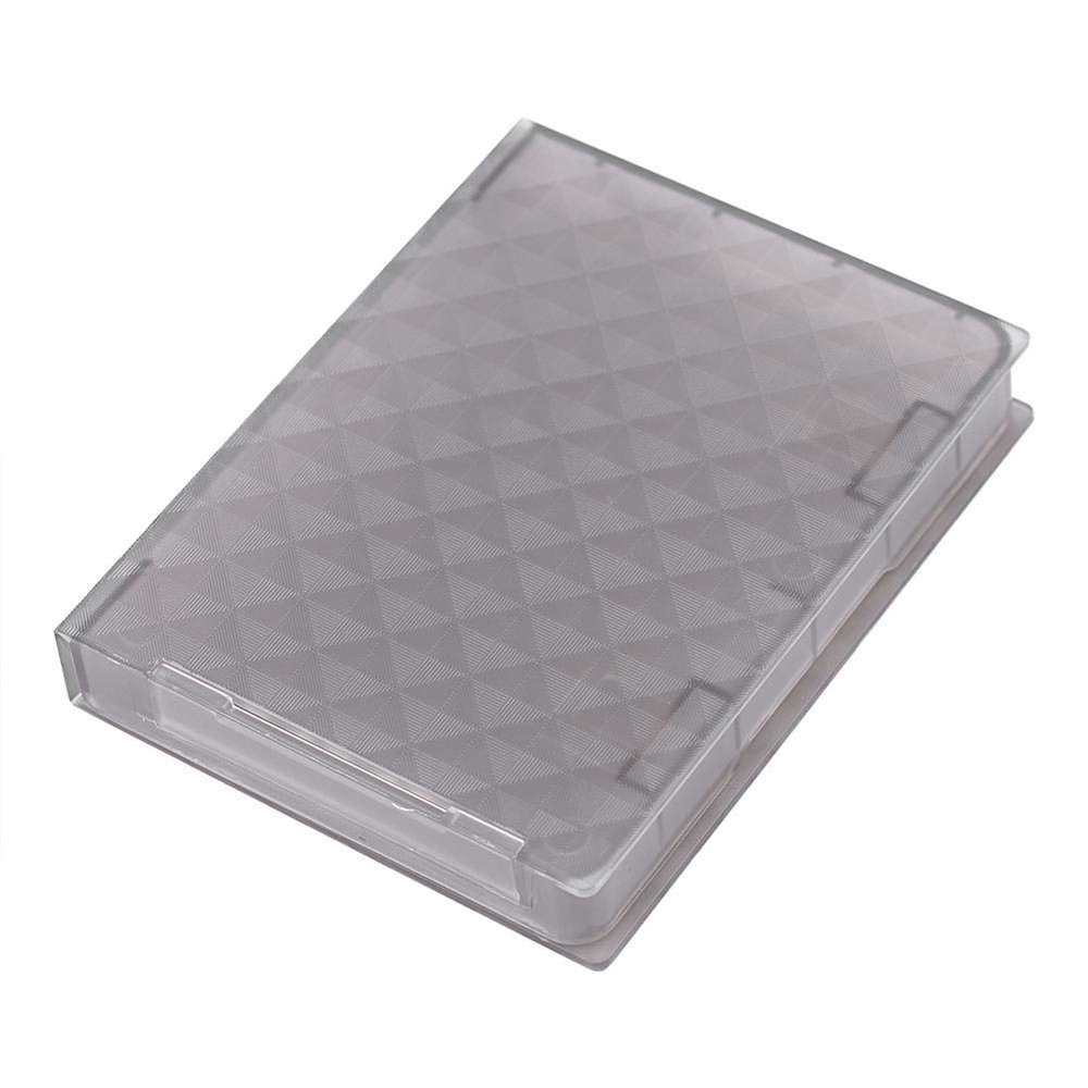 2.5" Hard Case SSD Anti-Static Disk Storage Box Shockproof Non-Slip(Gray)Not a Hard Drive