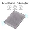 2.5" Hard Case SSD Anti-Static Disk Storage Box Shockproof Non-Slip(Gray)Not a Hard Drive view 4