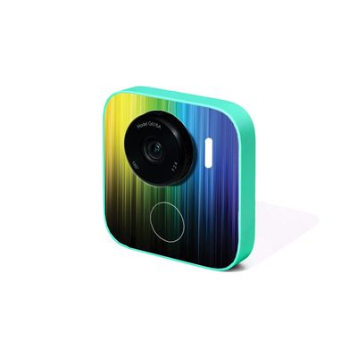MightySkins Skin Compatible with Google Clips Camera - Rainbow Streaks | Protective, Durable, and Unique Vinyl Decal wrap Cover | Easy to Apply, Remove, and Change Styles | Made in The USA