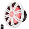 KICKER KMF124 12" Marine Subwoofer with LED White Grill 4 Ohm for Free Air Applications view 2