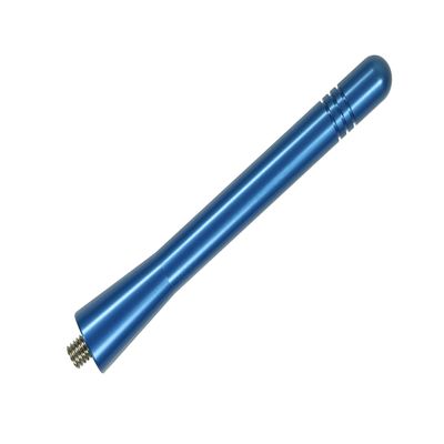 AntennaMastsRus - Made in USA - 4 Inch Blue Aluminum Antenna is Compatible with Volvo V40 (1996-2004)