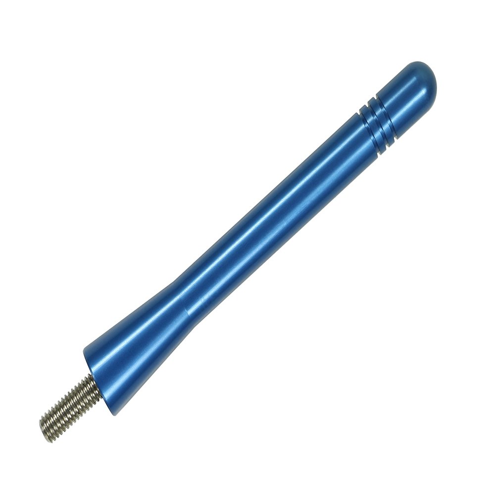 AntennaMastsRus - Made in USA - 4 Inch Blue Aluminum Antenna is Compatible with Victory Magnum (2015-2017)
