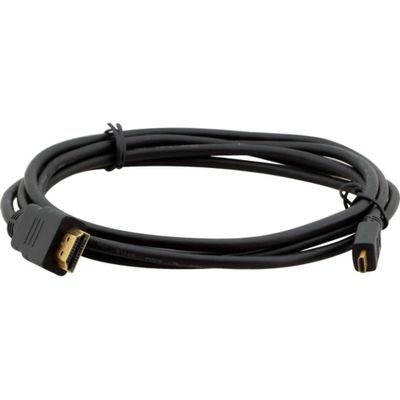 Kramer Electronics C-HM/HM/A-D High-Speed HDMI (M) with Ethernet to Micro-HDMI Type-D (M) Cable, 10'