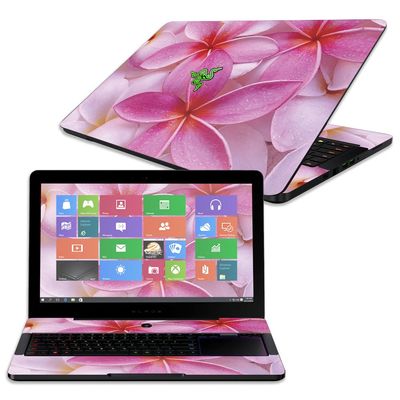 MightySkins Skin Compatible with Razer Blade Pro 17" - Flowers | Protective, Durable, and Unique Vinyl Decal wrap Cover | Easy to Apply, Remove, and Change Styles | Made in The USA