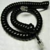 Black 9 Ft Short Handset Cord Compatible with 616 Starplus Series Phone SP 61610 61612 61614 SP61610 SP61612 SP61614 2600 2700 2800 2604 2701 2702 2703 2705 2764 2801 2802 00 Curly Coil view 1
