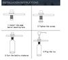 Preamer Chiloskit Kitchen Liquid Sink Soap Dispenser Shampoo Pump Bottle for Home Bathroom view 4