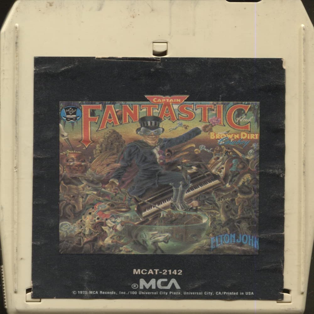 Elton John: Captain Fantastic and the Brown Dirt Cowboy - Vintage 8 Track Tape