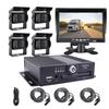 JOINLGO 4 Channel 256GB 1080P AHD HD Mobile Vehicle Car DVR Black Box Video Recorder Kit with 4pcs Waterproof Side Rear View Backup Night Vision Metal IR 2.0MP Car Camera 7" HD Car Monitor view 1