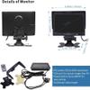 JOINLGO 4 Channel 256GB 1080P AHD HD Mobile Vehicle Car DVR Black Box Video Recorder Kit with 4pcs Waterproof Side Rear View Backup Night Vision Metal IR 2.0MP Car Camera 7" HD Car Monitor view 4
