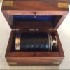 Shaheera Nautical 6" Brass Telescope w/Box ~ Chrome Finish w/Leather Grip A view 4